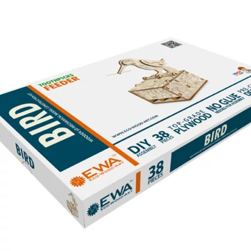 Prémium fa puzzle - madár