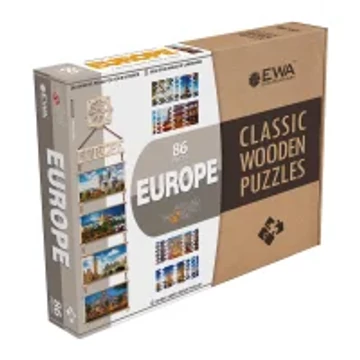 Prémium fa puzzle -  Európa