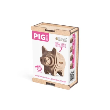Prémium fa puzzle - malac mini