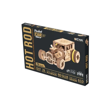 Zseb Hot Rod prémium fa puzzle