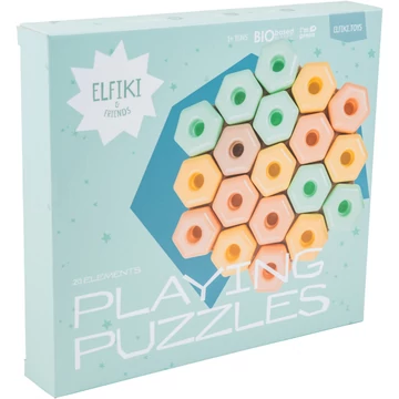 Játék puzzle - "Rejtvényfejtés" 20 db, ELFIKI