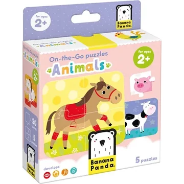 Banana Panda oktató puzzle 2 éves kortól - Állatok