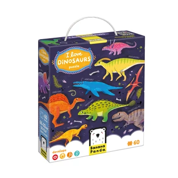 Banana Panda oktató puzzle - Szeretem a dínókat!