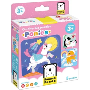 Banana Panda oktató puzzle - Pónik
