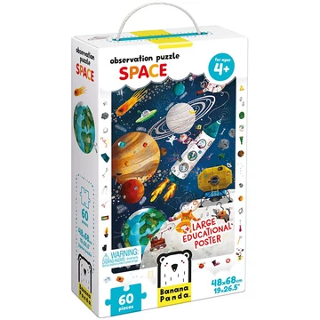 Banana Panda oktató puzzle - Űr