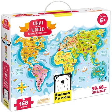 Banana Panda oktató puzzle - Mi van a világban? - Fiatal felfedezők