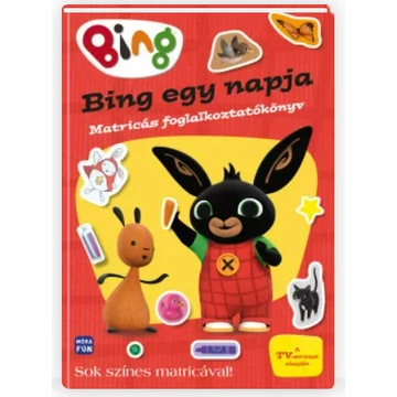 Bing - Bing egy napja - Matricás foglalkoztatókönyv