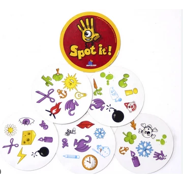 LOL babák, Harry Potter, HIP, Némó nyomában, Gruffalo, Marvel szuperhősök, Frozen - Jégvarázs (betűkkel),  Mancs őrjárat, Disney hercegnők, sport, baseball, klasszikus, általános Dobble,állatok, vadállatok, számok és formák, betűk, karácsonyi ünnepek,Pika