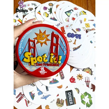 LOL babák, Harry Potter, HIP, Némó nyomában, Gruffalo, Marvel szuperhősök, Frozen - Jégvarázs (betűkkel),  Mancs őrjárat, Disney hercegnők, sport, baseball, klasszikus, általános Dobble,állatok, vadállatok, számok és formák, betűk, karácsonyi ünnepek,Pika