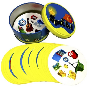 LOL babák, Harry Potter, HIP, Némó nyomában, Gruffalo, Marvel szuperhősök, Frozen - Jégvarázs (betűkkel),  Mancs őrjárat, Disney hercegnők, sport, baseball, klasszikus, általános Dobble,állatok, vadállatok, számok és formák, betűk, karácsonyi ünnepek,Pika