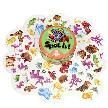 LOL babák, Harry Potter, HIP, Némó nyomában, Gruffalo, Marvel szuperhősök, Frozen - Jégvarázs (betűkkel),  Mancs őrjárat, Disney hercegnők, sport, baseball, klasszikus, általános Dobble,állatok, vadállatok, számok és formák, betűk, karácsonyi ünnepek,Pika