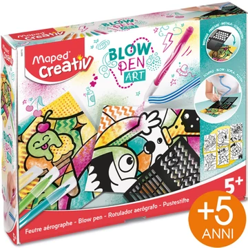 Maped blow pen art - fújós filctól - fagyi minta