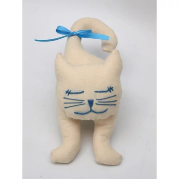 Függő macska dekoráció - 20 cm