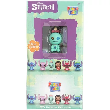 Stitch puzzle palz – Összeépíthető radír meglepetés figurák