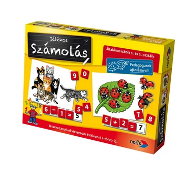 Játékos számolás- oktató társasjáték - Noris