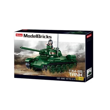 Sluban Model Bricks - T34-85 tank építőjáték készlet