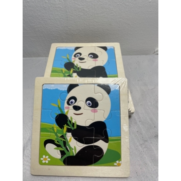 Panda, puzzle, 9 db-os