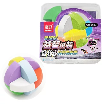 3D logikai puzzle gömb radír