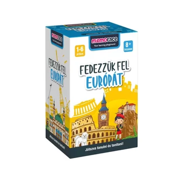 Memorace Fedezzük fel Európát társasjáték