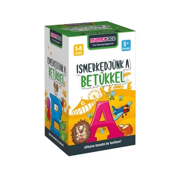 Memorace Ismerkedjünk a betűkkel társasjáték