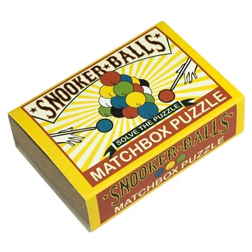 Professor Puzzle Snooker Balls Matchbox ördöglakat