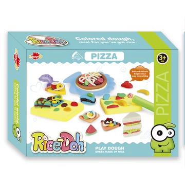 Kreatív rizs-gyurma készletek (gyümölcsök, pizza, gofri, hamburger, fánk, állatok és lenyomatok készítéséhez)