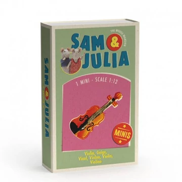 Sam és Júlia miniatűr Hegedű