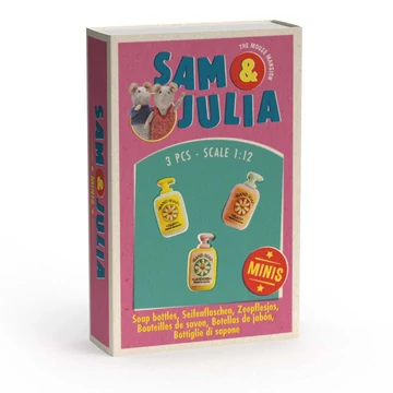 Sam és Júlia miniatűr Szappanos palackok