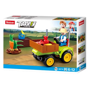 Sluban Town Farm - Szüretelő gyümölcsös traktor