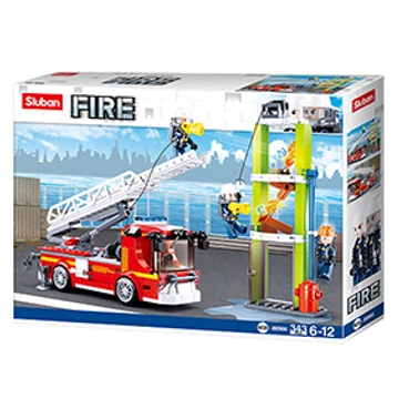Sluban Firefighters - Tűzoltóautó teleszkópos létrával