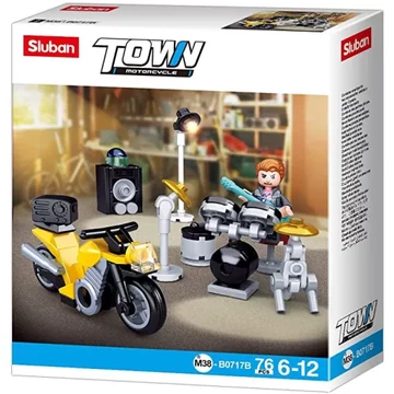 Sluban Town - Motoros rocker építőjáték készet