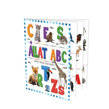 Állat ABC- vidám képes lapozgató - gyerekkönyv