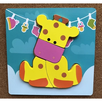 Fa puzzle boci - fa kirakó játék