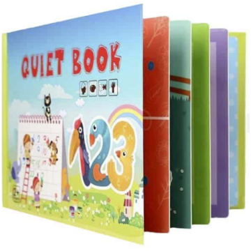 Quiet Book, foglalkoztató könyv, Busy Book, fejlesztő könyv
