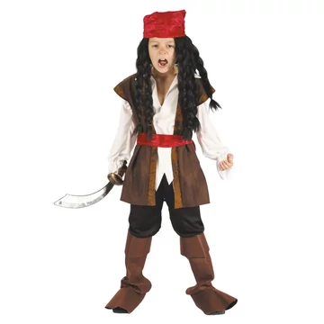 Jack sparow kalóz jelmez 7-9 éveseknek