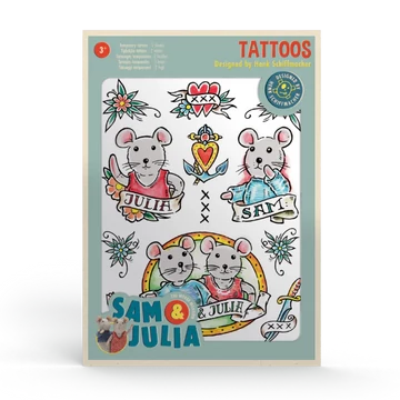 Sam &amp; Julia - Egérvilla tetoválás