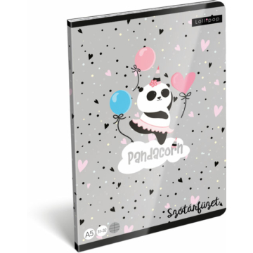 Lollipop Pandacorn Füzet A5 szótár
