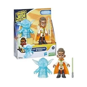 Star Wars a fiatal jedi óvodáskorú figura,Kai Brightstar és Yoda