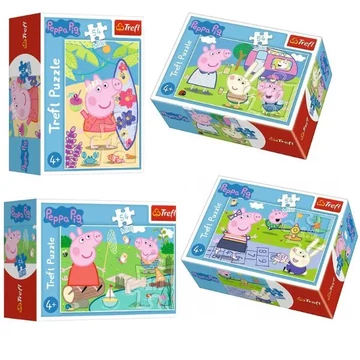 Peppa malac boldog napja - 54 darabos mini puuzle (Trefl)