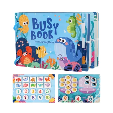 Busy Book - Csináld magad fejlesztő könyv - Számok