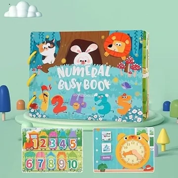 Számos Busy Book - Csináld magad fejlesztő könyv - A számok