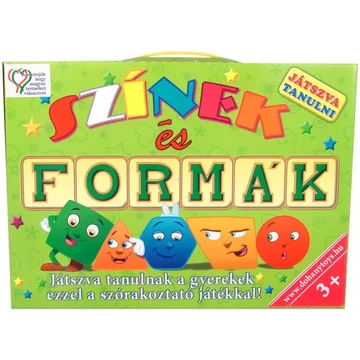 Játszva tanulni - Színek és formák - társasjáték gyerekeknek