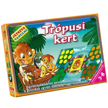 Játszva tanulni - Trópusi kert - társasjáték gyerekeknek