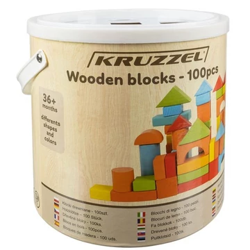 Éptőkocka készlet vödörben - 28 db