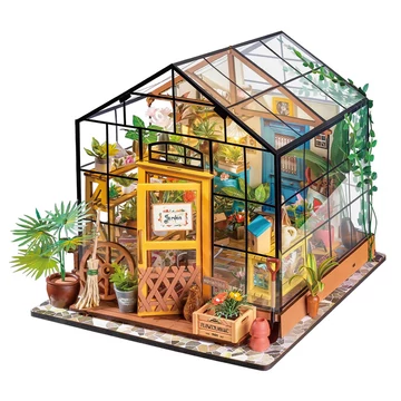 ROKR 3D Puzzle - Cathly virágoskertje - DIY miniatűr kert