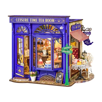 ROKR 3D Puzzle - Teaház - miniatűr házikó