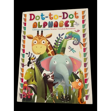 Dot-to-dot Ábécé - Kösd össze! színező, zsiráf