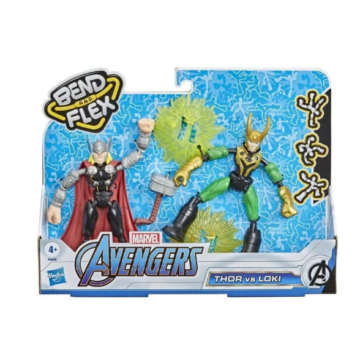 Avengers Bend &amp; Flex játékfigurák - Thor és Loki