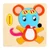 Fa puzzle - Egér (10 db-os készségfejlesztő játék)