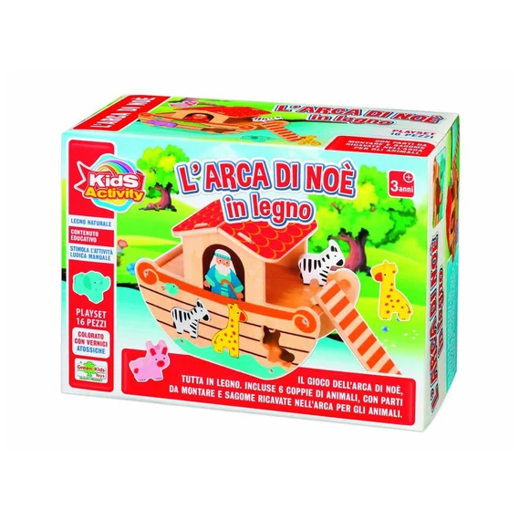 Noé bárkája fajáték állatokkal